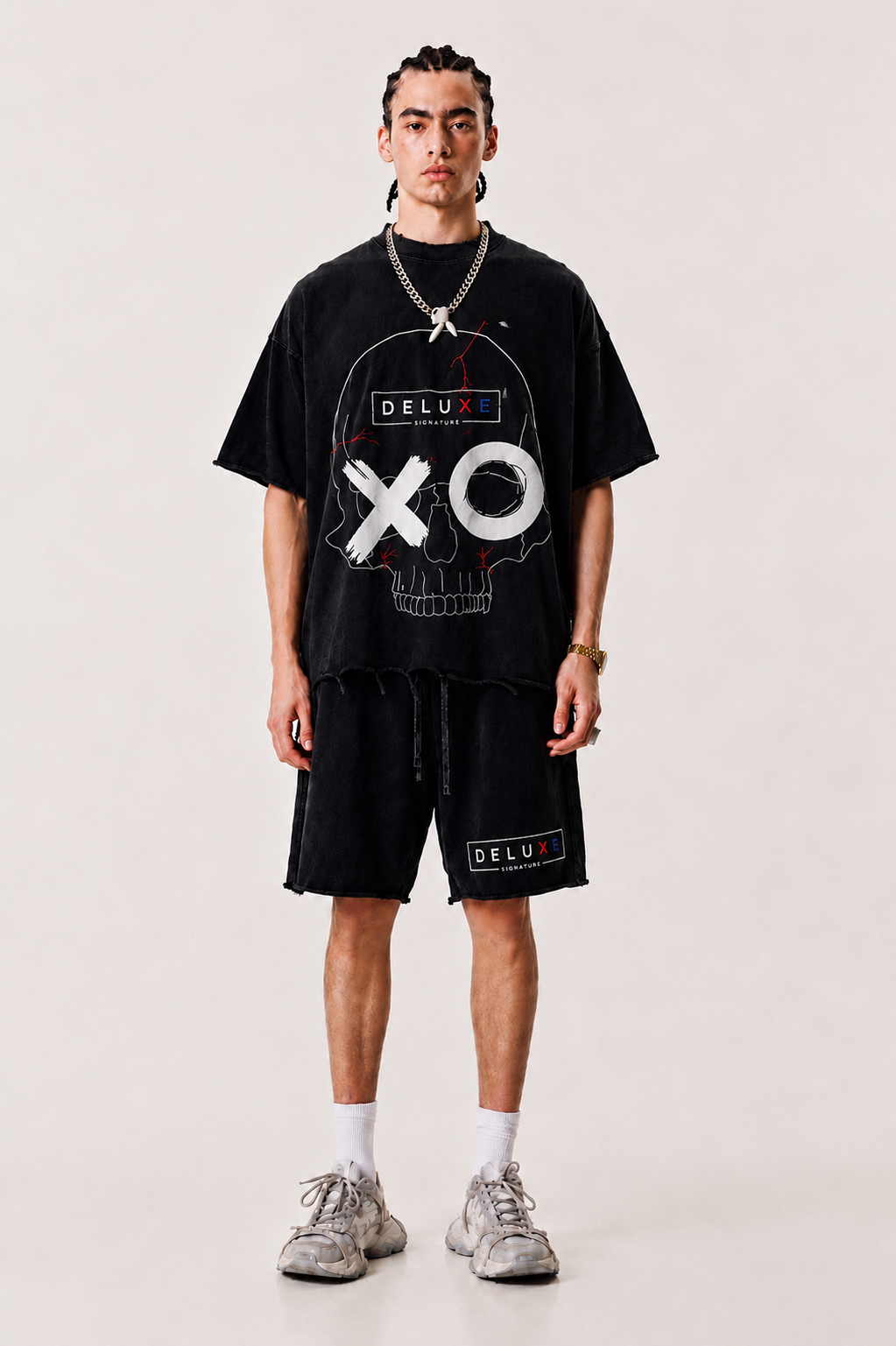 Deluxe Signature- XO Anatomy Washed Co-ord Set