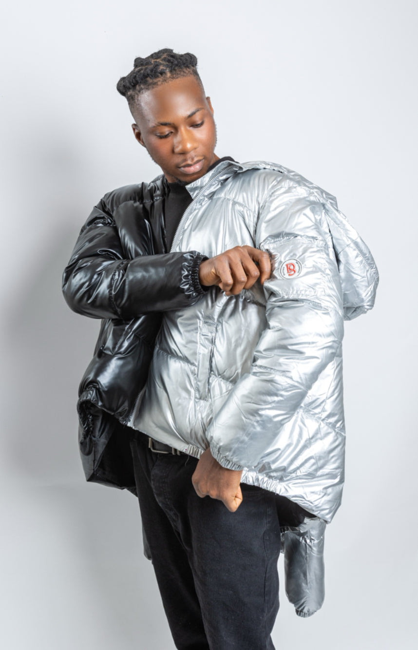 Ultimate Luxe: Delxue Signature Puffer Jacket