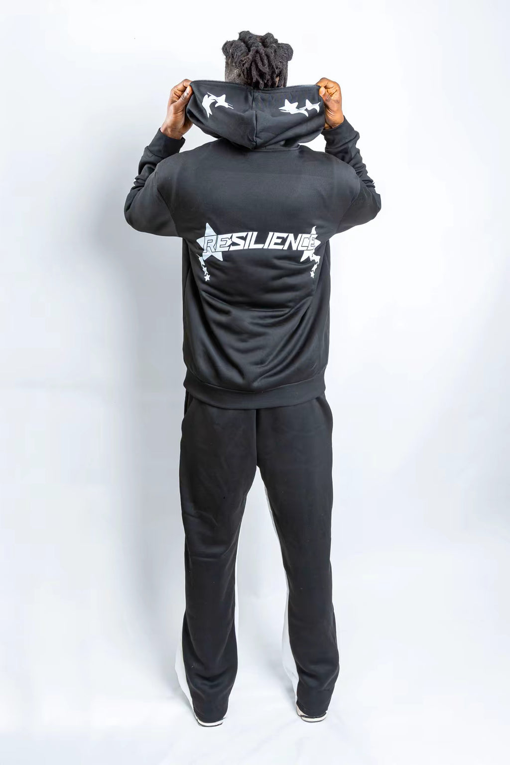 Deluxe signature Resilience Full Tracksuit - Black