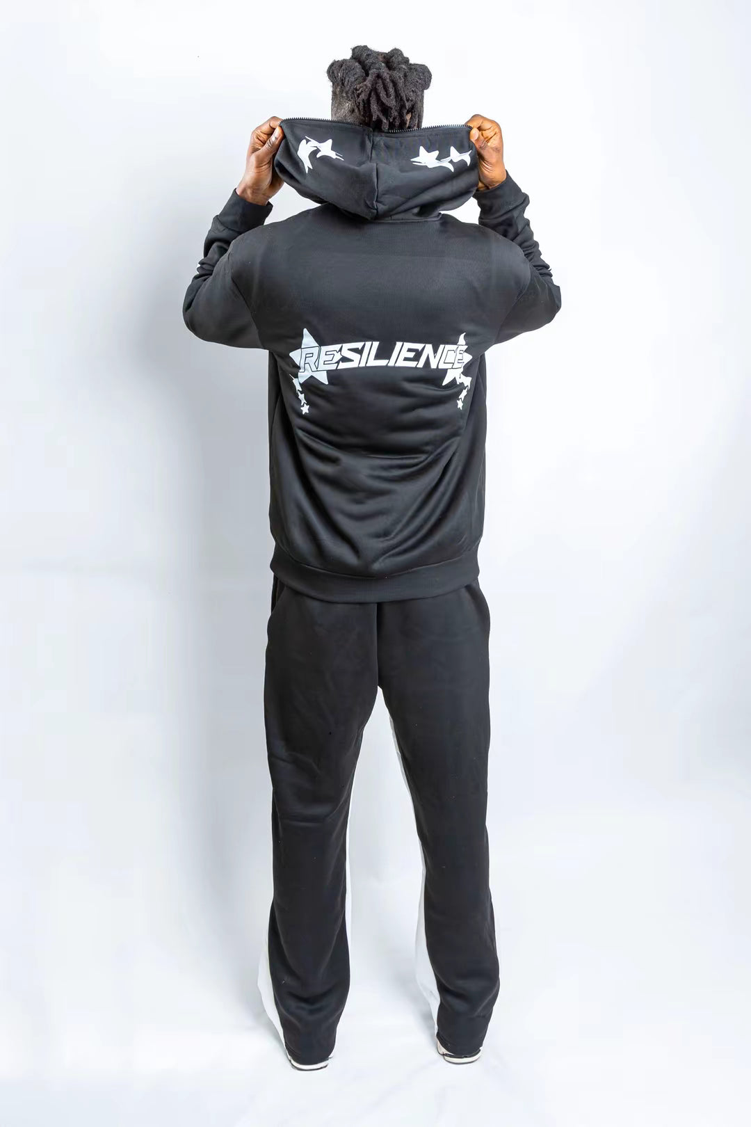 Deluxe signature Resilience Full Tracksuit - Black