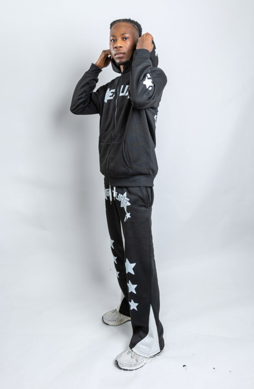 Deluxe signature Resilience Full Tracksuit - Black
