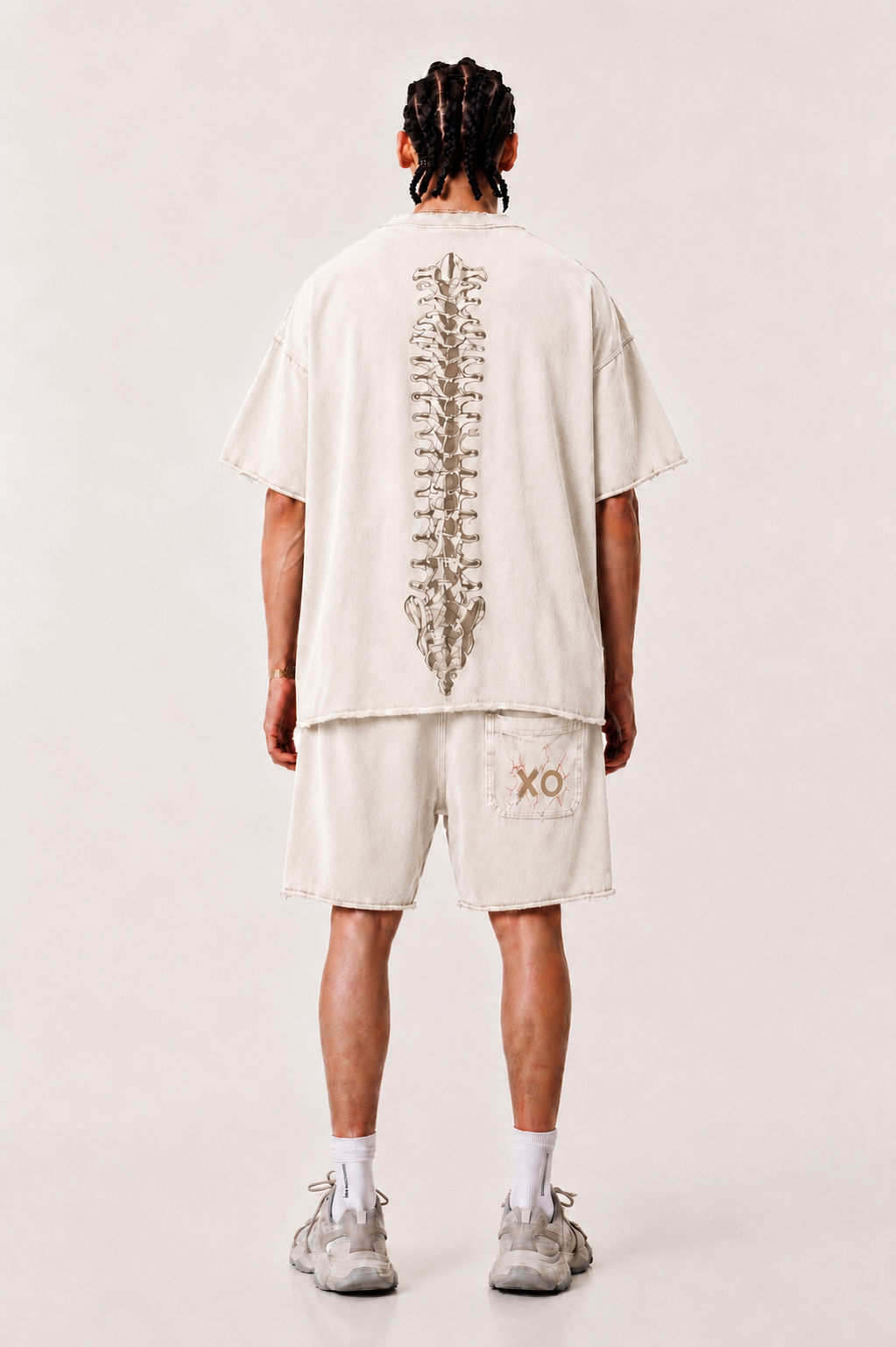 Deluxe Signature- XO Anatomy Washed Co-ord Set
